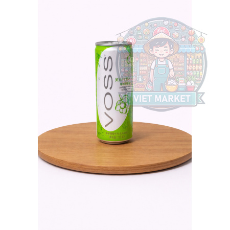 VOSS Nealkoholický sýtený nápoj s príchuťou zeleného hrozna 330ml
