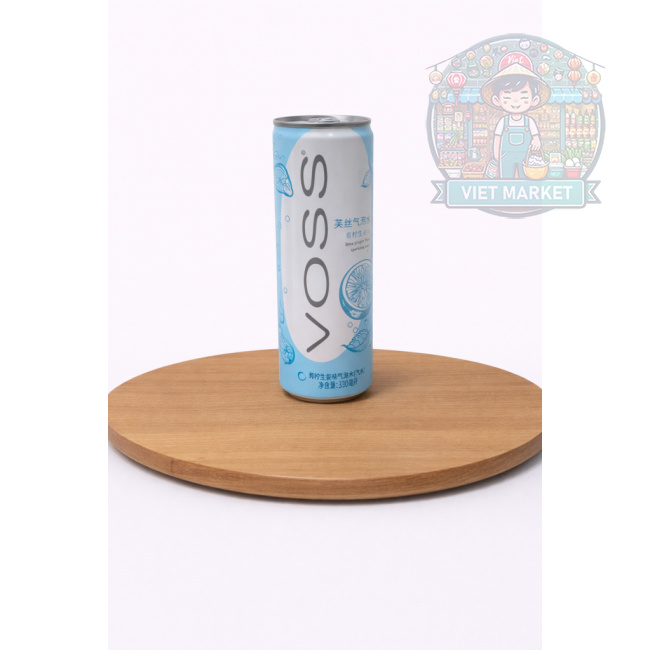 VOSS Nealkoholický sýtený nápoj s príchuťou limetky a zázvoru 330ml