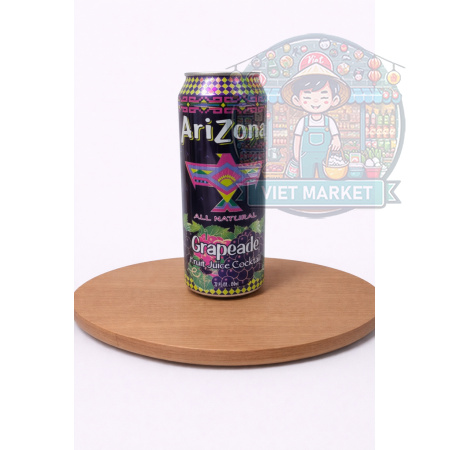 ARIZONA Nealkoholický nesýtený ovocný džusový koktail s príchuťou červeného hrozna 650ml