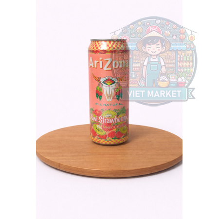 ARIZONA Nealkoholický nesýtený ovocný džúsový koktail s príchuťou kiwi a jahody 650ml