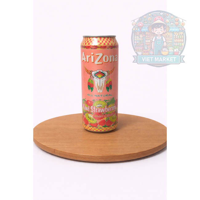 ARIZONA Nealkoholický nesýtený ovocný džúsový koktail s príchuťou kiwi a jahody 650ml