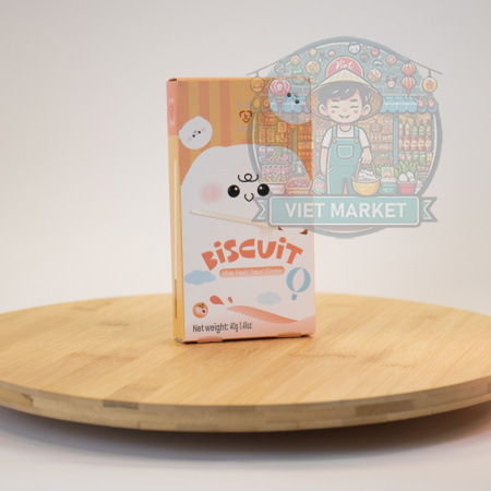 Tokimeki Biscuit Tyčinky s príchuťou jogurt biela broskyňa 40g