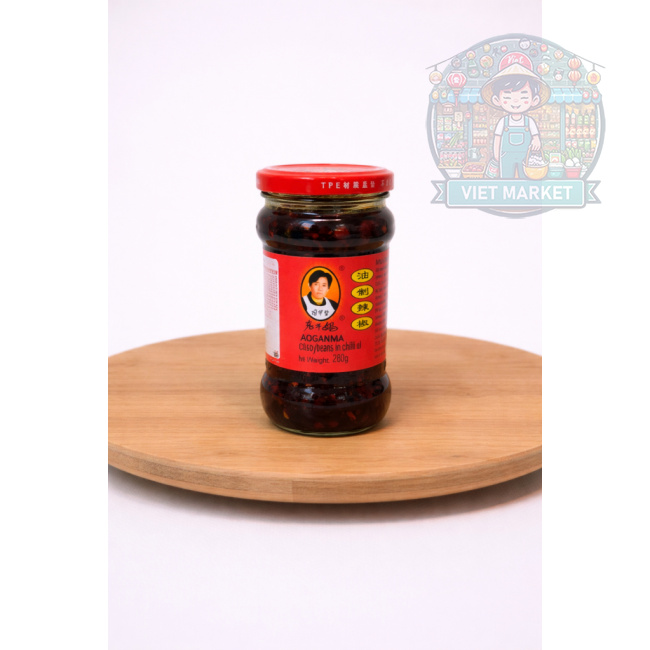 LAOGANMA Fermentované sójové bôby v čili oleji 280g