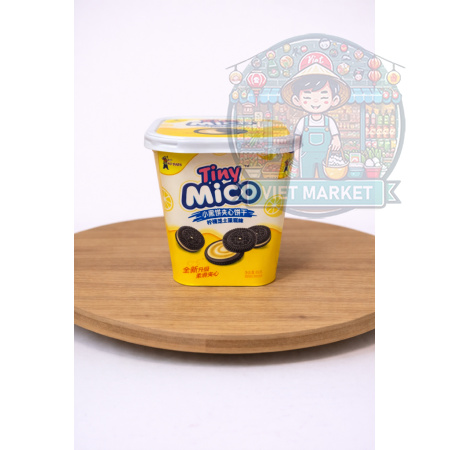 TINY MICO Mini čokoládové sušienky s citrónovou príchuťou 88g