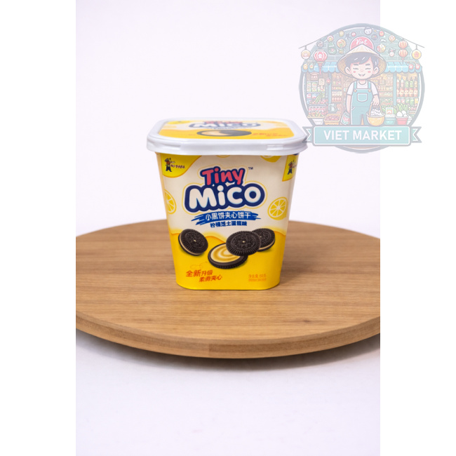TINY MICO Mini čokoládové sušienky s citrónovou príchuťou 88g