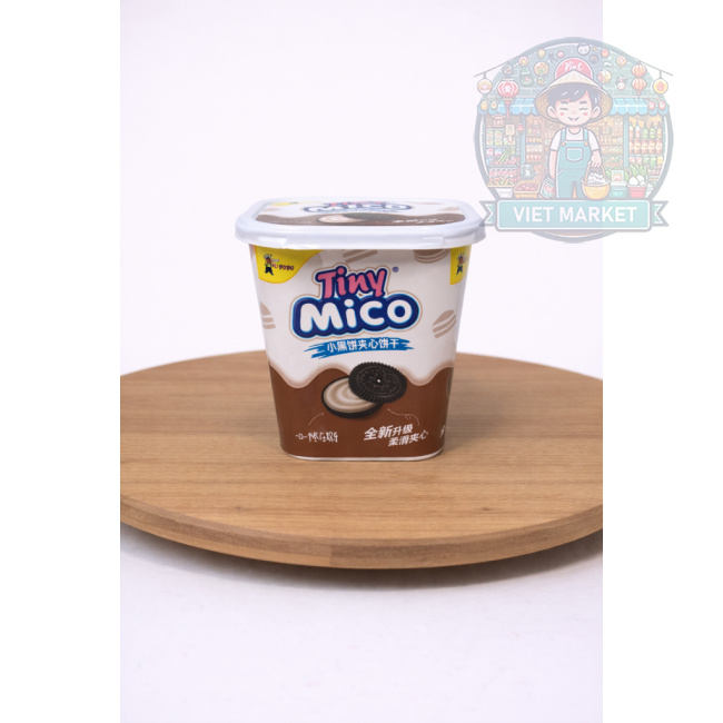 TINY MICO Mini čokoládové sušienky s tiramisu príchuťou 88g