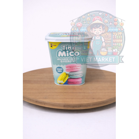 TINY MICO Mini sušienky s penovou vanilkovou príchuťou v poháriku 88g