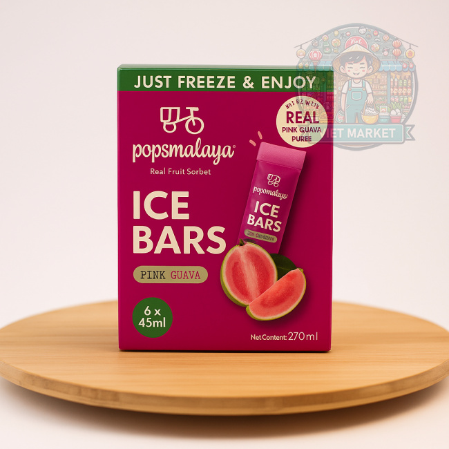 ICE BARS Nanuk ružová guava 270ml 