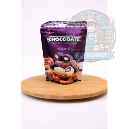 CHOCODATE Ďatle a mandle v čokoláde 90g