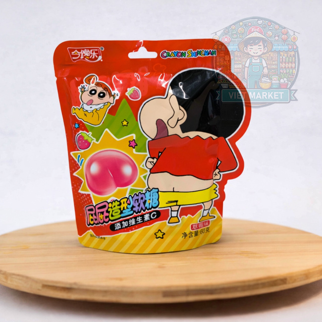 CRAYON Gumené cukríky s jahodovou príchuťou 60g