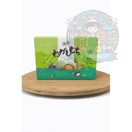 YUKI & LOVE Mochi ryžové koláčiky s príchuťou kokos-pandán 180g