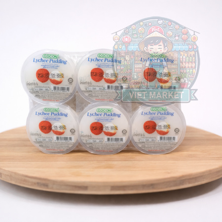 COCON Želé puding s príchuťou liči a nate de coco 480g