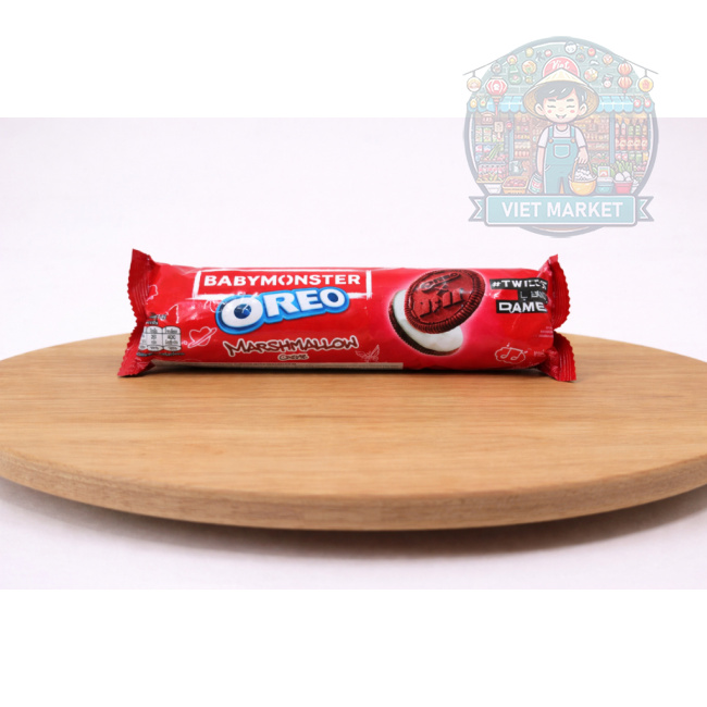 OREO BABY MONSTER Sušienky s krémovou náplňou s príchuťou marshmallow 110,4g