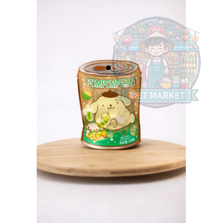 QUANJI Pompompurin Gumené cukríky s príchuťou limetky 36g