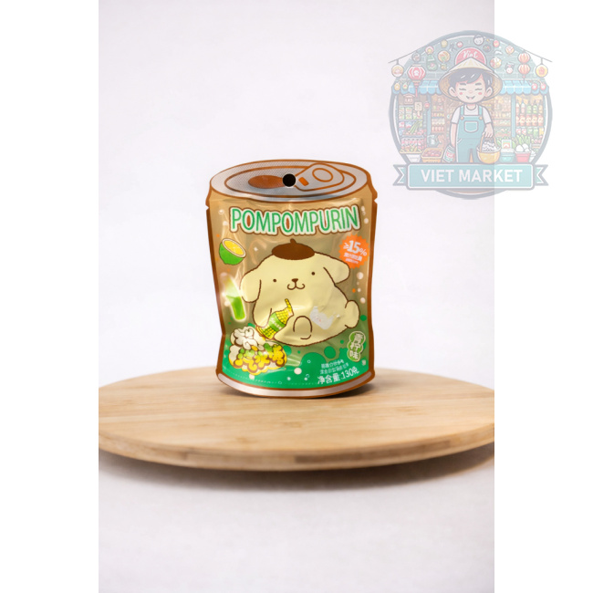 QUANJI Pompompurin Gumené cukríky s príchuťou limetky 36g