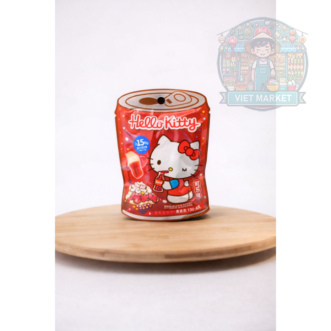 QUANJI Hello Kitty Gumené cukríky s príchuťou coly 36g