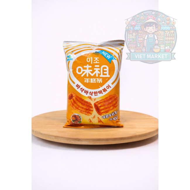 JIUR Vyprážané chrumky Tteokbokki s príchuťou vyprážaného kuraťa 90g