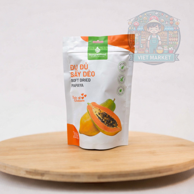 NONGLAMFOOD Sušená papája 75g