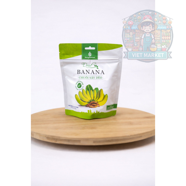 NONGLAMFOOD Sušený banán 75g