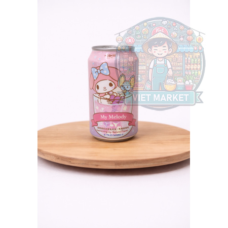 HIGH UP MY MELODY Nealkoholický sýtený nápoj s príchuťou hrozna 330ml