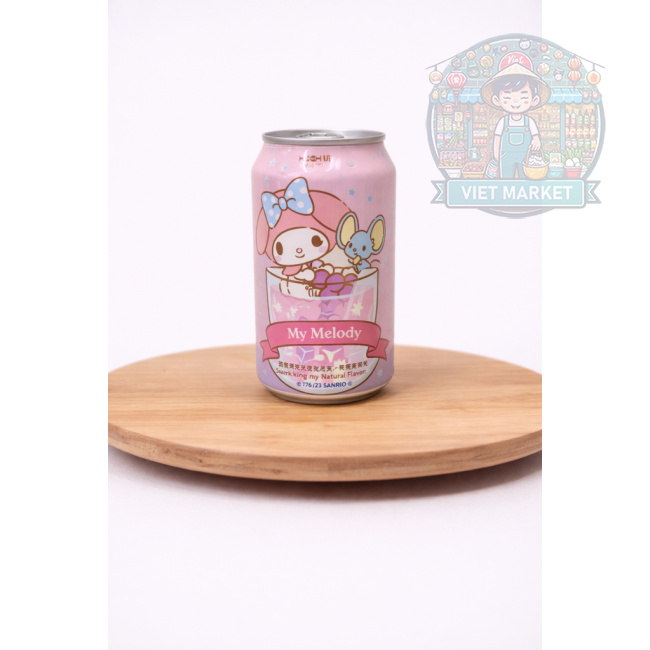 HIGH UP MY MELODY Nealkoholický sýtený nápoj s príchuťou hrozna 330ml