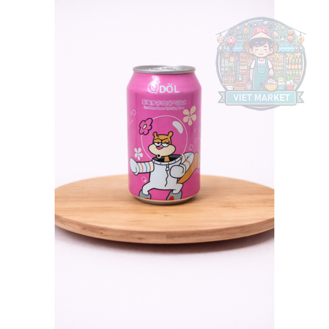 QDOL SpongeBob Nealkoholický sýtený nápoj s jahodovou príchuťou 330ml