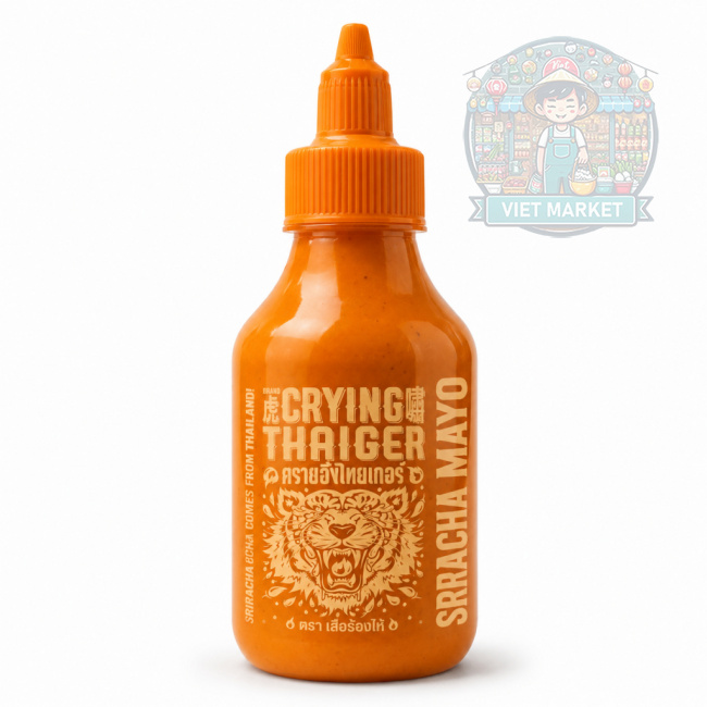 CRYING  THAIGER SRIRACHA Pikantná čili majonézová omáčka 200ml