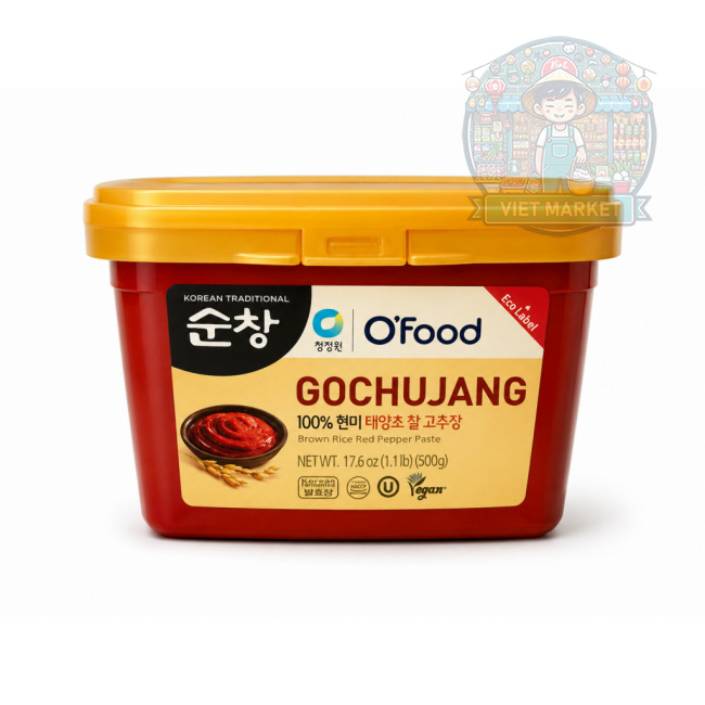 GOCHUJANG Pasta z červenej papriky pálivá 500g
