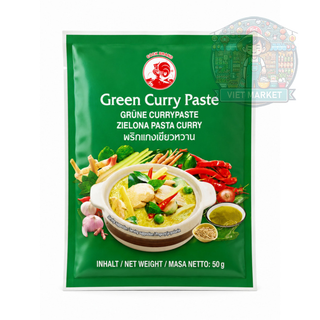 COCK Zelená kari pasta 50g
