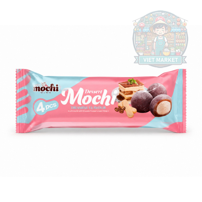 YUMMY Mochi ryžové koláčiky s príchuťou tiramisu 40g