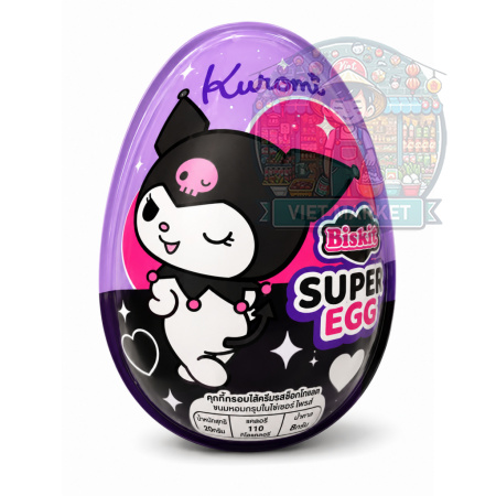 BISKIO Kuromi Vajíčko s čokoládovými sušienkami 30g