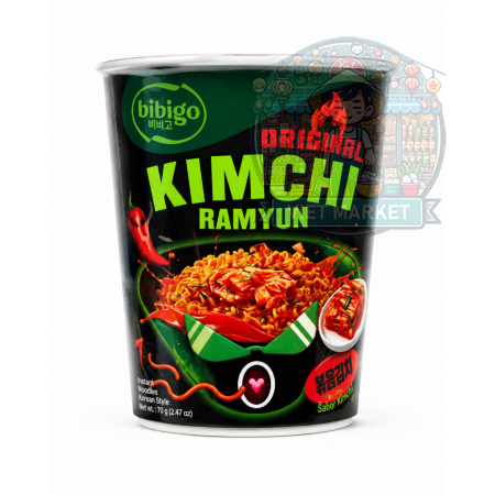  BIBIGO Instantná zmes na prípravu rezancov s kimchi príchuťou v poháriku 98g