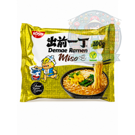 NISSIN Instantná zmes na prípravu polievky  Demae Miso Ramen 100g