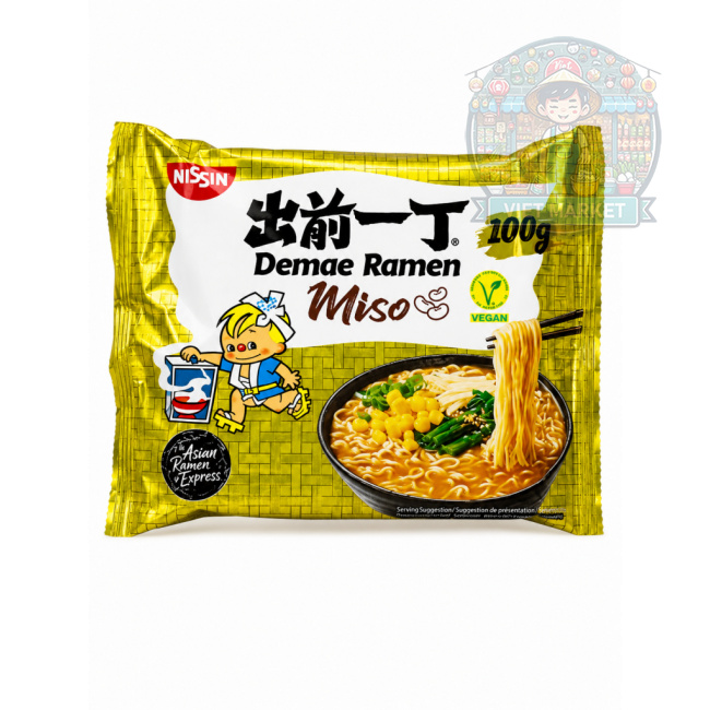  NISSIN Instantná zmes na prípravu polievky  Demae Miso Ramen 100g
