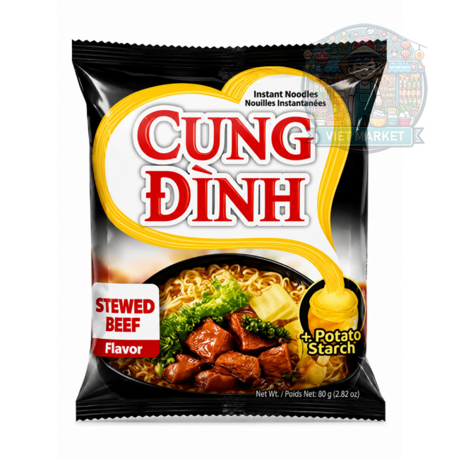 CUNG DINH Instantná zmes na prípravu polievky s hovädzou príchuťou 77g