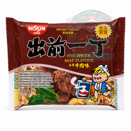 NISSIN Instantná zmes na prípravu polievky s príchuťou piatich korení a hovädzieho mäsa 100g