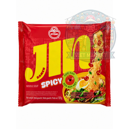 OTTOGI Instantná zmes na prípravu polievky Jin Ramen s pikantnou príchuťou 120g