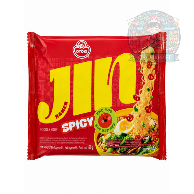 OTTOGI Instantná zmes na prípravu polievky Jin Ramen s pikantnou príchuťou 120g