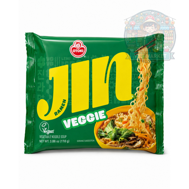 OTTOGI Instantná zmes na prípravu polievky Jin Ramen so zeleninovou príchuťou 110g