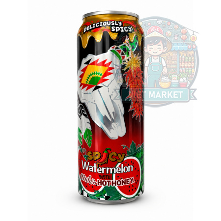  ARIZONA  Nealkoholický nesýtený nápoj s pikantnou príchuťou vodného melónu  a medu 650ml 