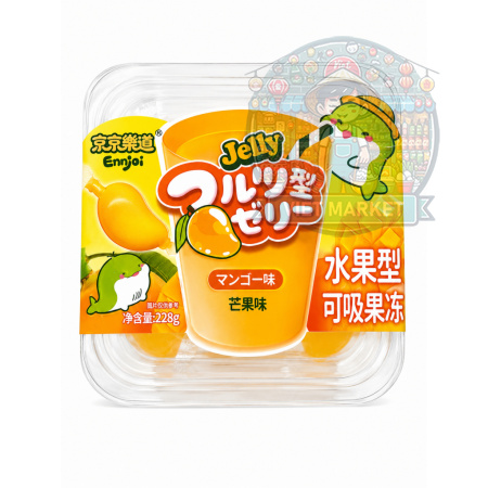 ENNJOI Želé v tvare mango s mangovou príchuťou 228g