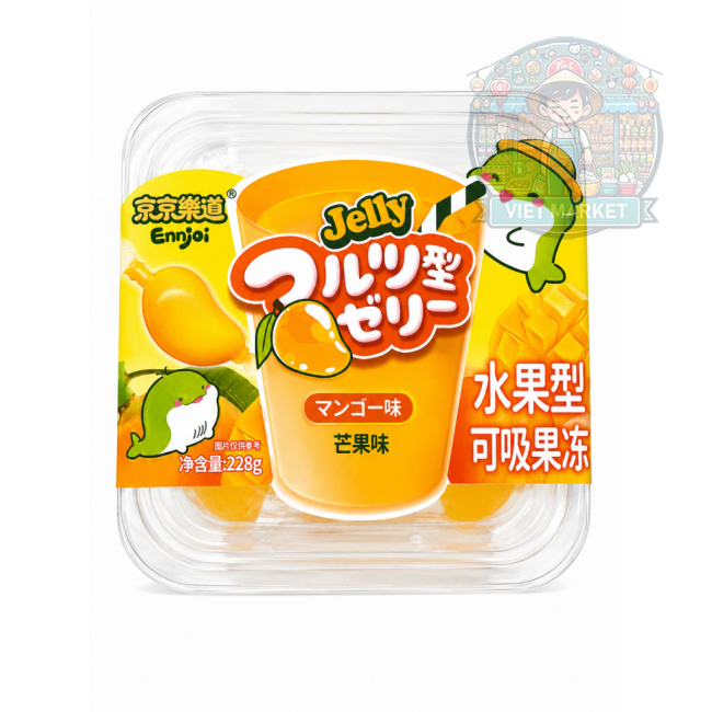 ENNJOI Želé v tvare mango s mangovou príchuťou 228g