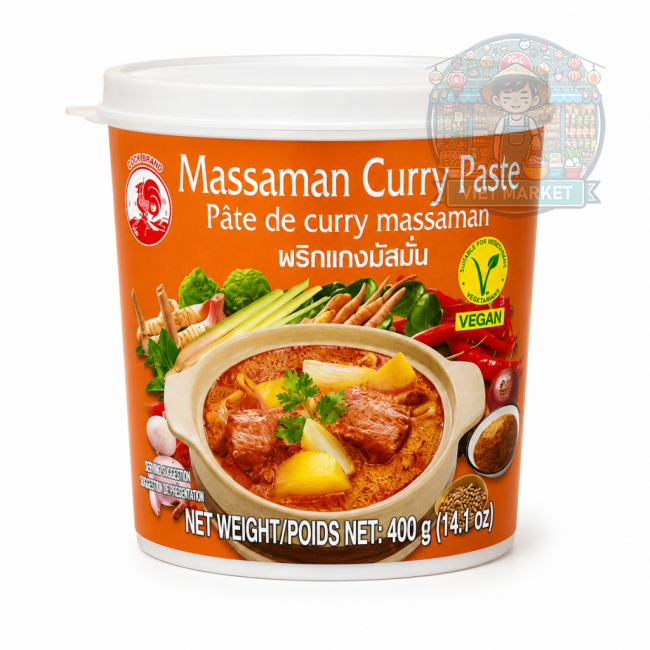 COCK BRAND Massaman karí pasta 400g