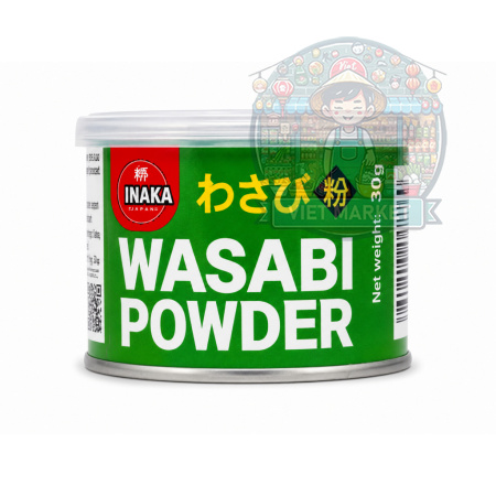 INAKA Wasabi prášok v plechovke 30g
