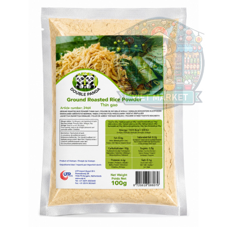 DOUBLE PANDA Mletý pražený ryžový prášok 100g