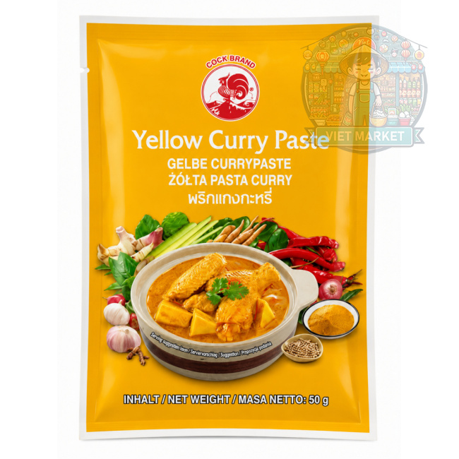  COCK Žltá kari pasta 50g