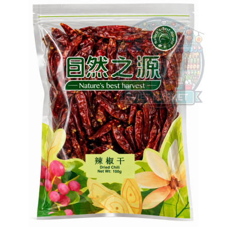  Natures Best Harvest  Sušené chilli papričky 100g
