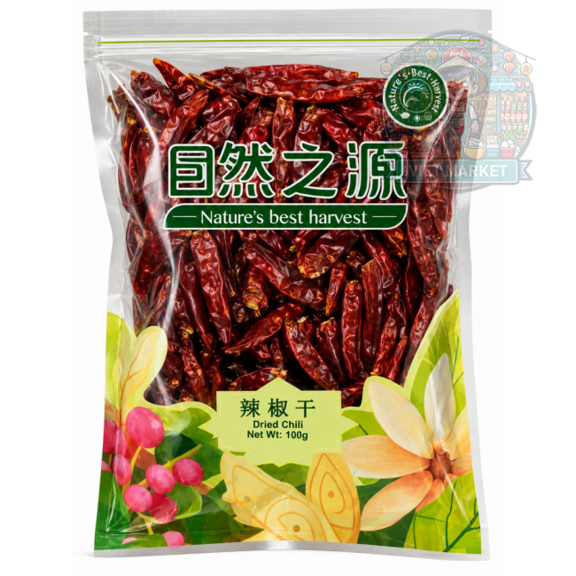  Natures Best Harvest  Sušené chilli papričky 100g