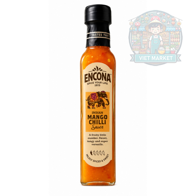 ENCONA Sladká jemne pikantná čili mango omáčka 142ml