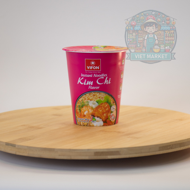 VIFON Instantná zmes na prípravu polievky s príchuťou kimchi v poháriku 60g